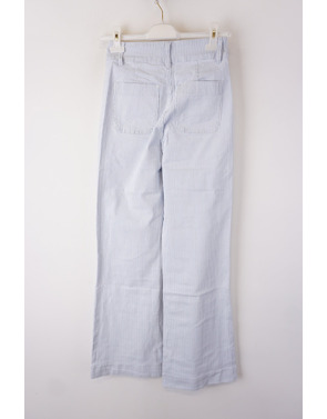 Garde-robe - Lange Broek - Wit-blauw