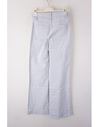 Garde-robe - Lange Broek - Wit-blauw