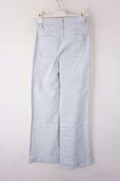 Garde-robe - Lange Broek - Wit-blauw