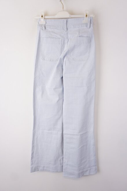 Garde-robe - Lange Broek - Wit-blauw