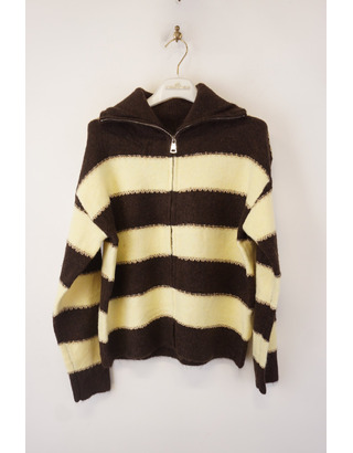 Garde-robe - Pull - Geel-bruin