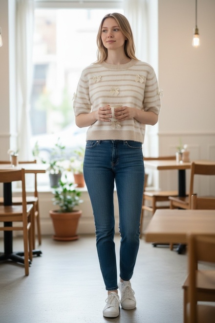 Free/quent - Top - Beige