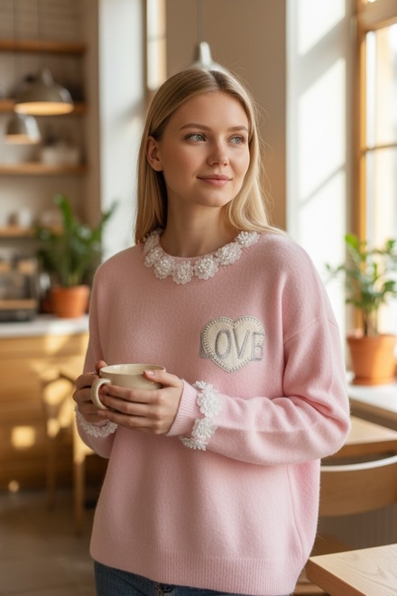 Garde-robe - Pull - Roze