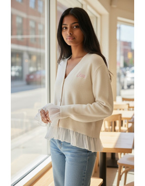 Garde-robe - Gilet - Roze-beige