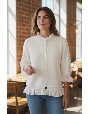 Garde-robe - Gilet - Ecru