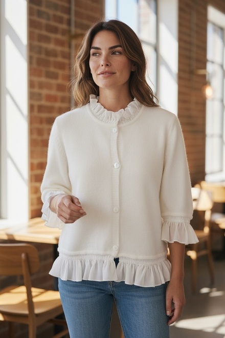 Garde-robe - Gilet - Ecru