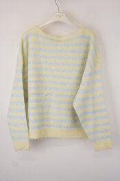 Garde-robe - Pull - Geel-blauw