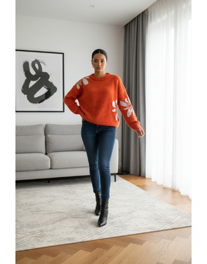 Garde-robe - Pull - Oranje