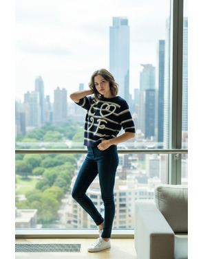 Garde-robe - Pull - Blauw-grijs