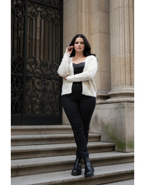 Garde-robe - Gilet - Ecru