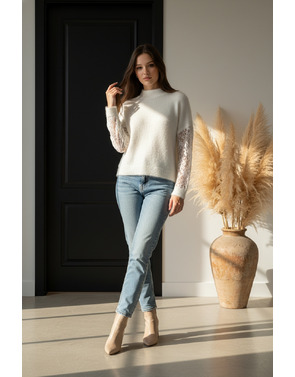 Garde-robe - Pull - Ecru