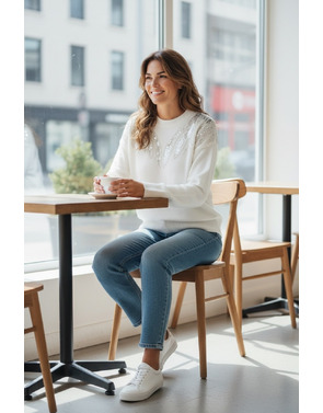 Garde-robe - Pull - Wit