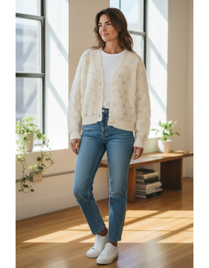 Garde-robe - Gilet - Ecru