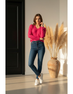 Garde-robe - Pull - Fushia