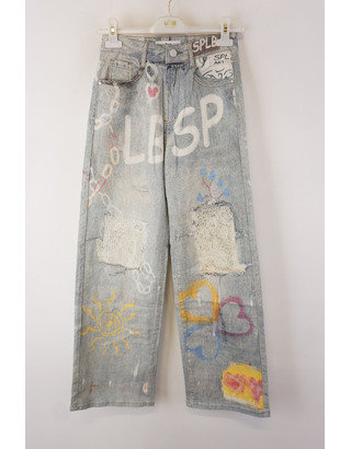 Garde-robe - Lange Broek - Jeans licht