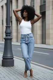 Garde-robe - Lange Broek - Jeans licht