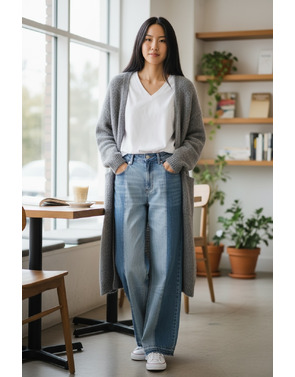 Garde-robe - Lange Broek - Jeans licht