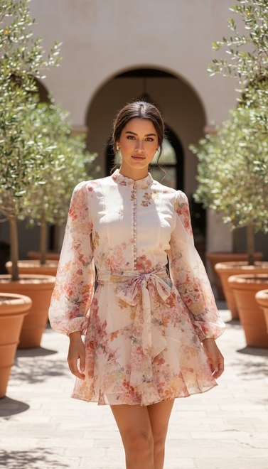 Garde-robe - Kort Kleedje - Beige