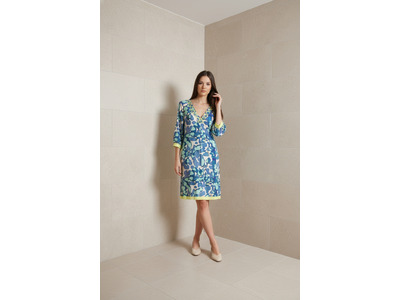 K-design - Halflang Kleedje - Blauw