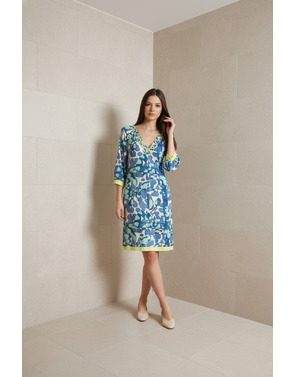 K-design - Halflang Kleedje - Blauw