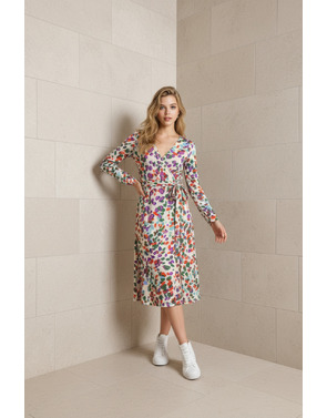 K-design - Halflang Kleedje - Multicolor