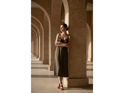 Senso - Lang kleed - Groen