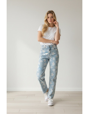 Garde-robe - Lange Broek - Jeans licht