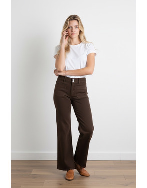 Garde-robe - Lange Broek - Donker bruin