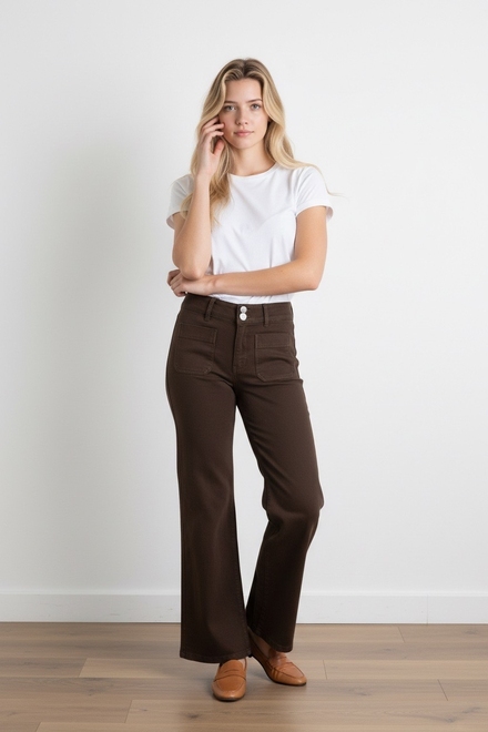 Garde-robe - Lange Broek - Donker bruin