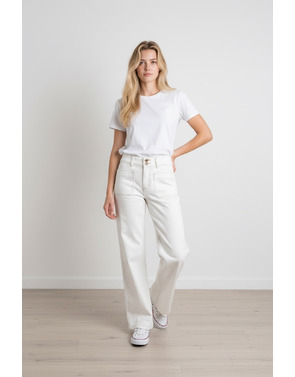 Garde-robe - Lange Broek - Ecru