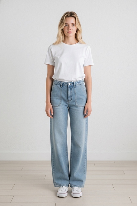 Garde-robe - Lange Broek - Jeans licht