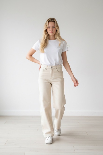 Garde-robe - Lange Broek - Beige