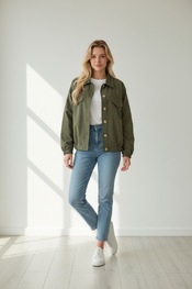 Garde-robe - Jas - Kaki