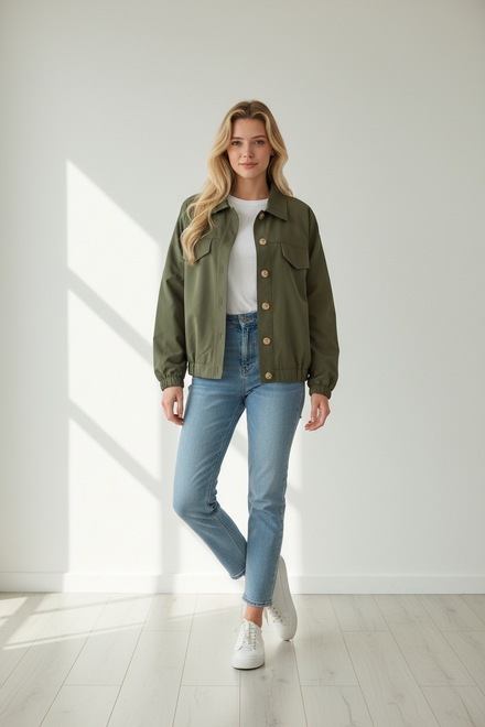 Garde-robe - Jas - Kaki