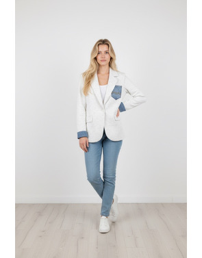K-design - Blazer - Grijs