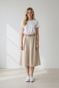 Garde-robe - Lange Rok - Beige