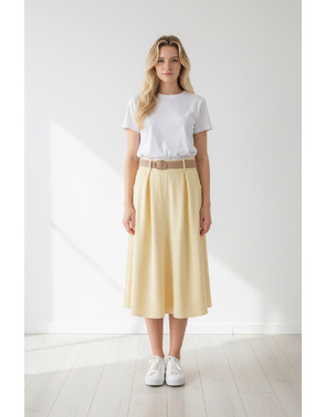 Garde-robe - Lange Rok - Geel