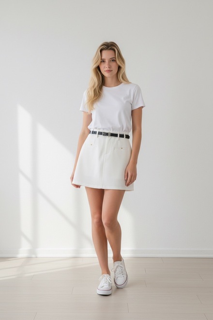 Garde-robe - Korte Rok - Wit