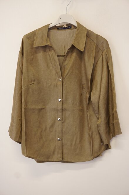 Red Button - Blouse - Groen