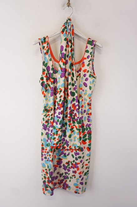 K-design - Halflang Kleedje - Zwart-roze