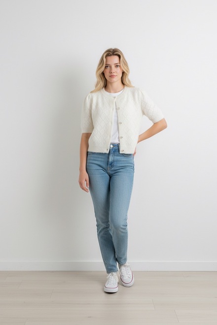 Garde-robe - Gilet - Ecru