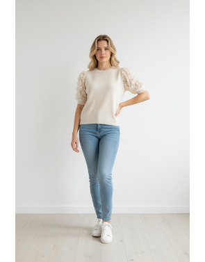 Garde-robe - Gilet - Ecru