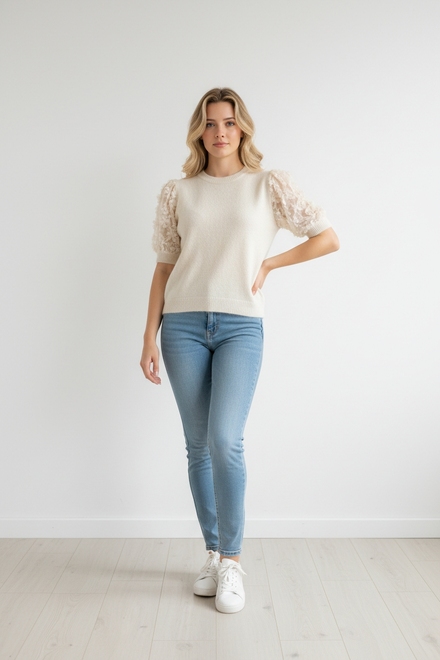 Garde-robe - Gilet - Ecru