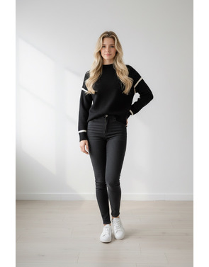 Garde-robe - Pull - Zwart-wit