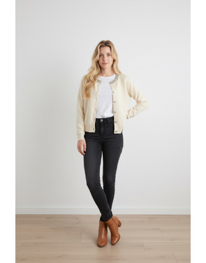 Garde-robe - Gilet - Ecru