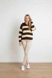 Garde-robe - Pull - Geel-bruin