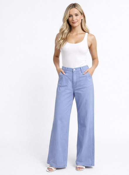 Garde-robe - Lange Broek - Blauw