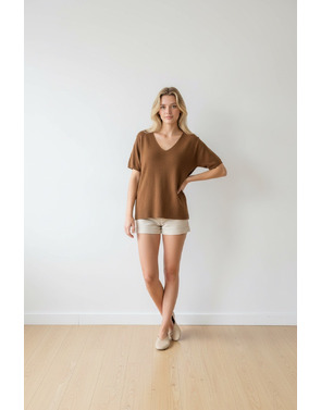 Garde-robe - T-shirt - Bruin
