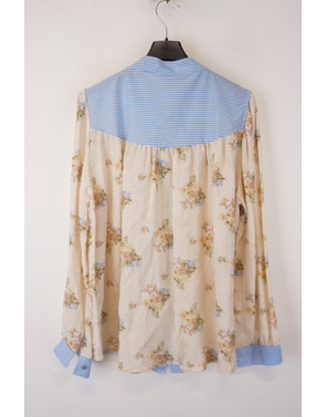 Garde-robe - Blouse - Blauw-beige