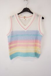 Garde-robe - Debardeur - Ecru-blauw